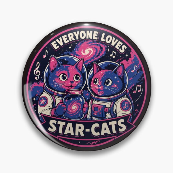Item preview, Everyone Loves Star Cats Cosmic Space Explorers designed and sold by AwesomeBeyondLimits.