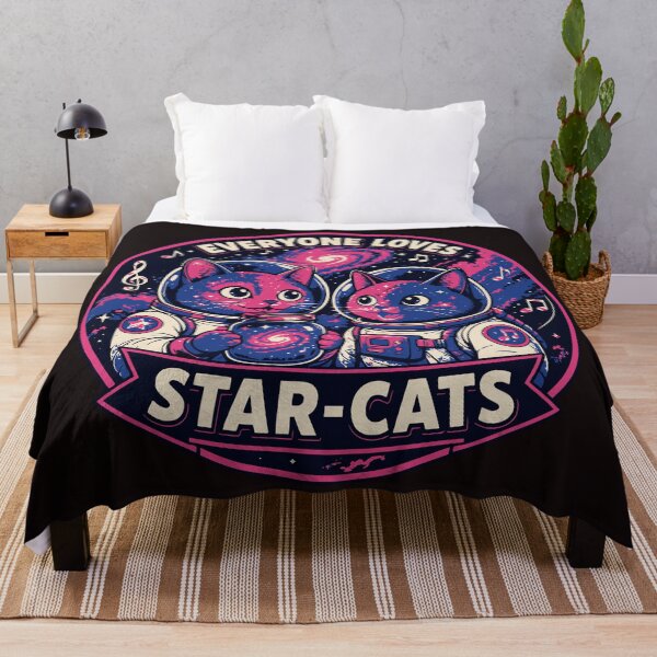 Item preview, Everyone Loves Star Cats Cosmic Space Explorers designed and sold by AwesomeBeyondLimits.