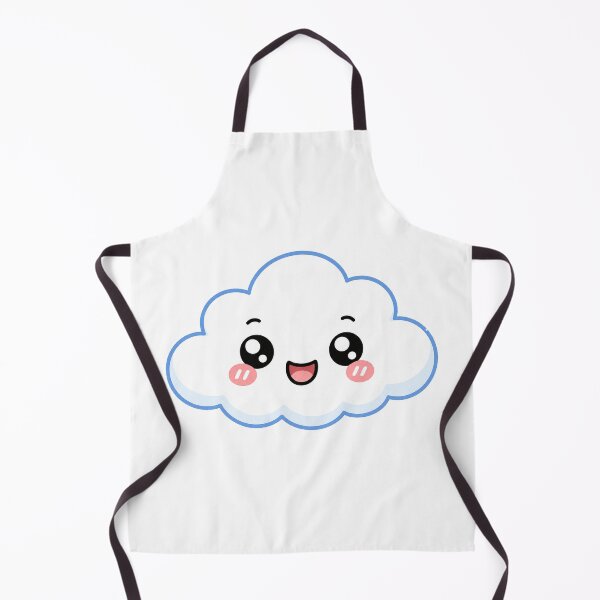 Item preview, Cute Kawaii Cloud Happy Sky Weather Illustration designed and sold by Seculinator.