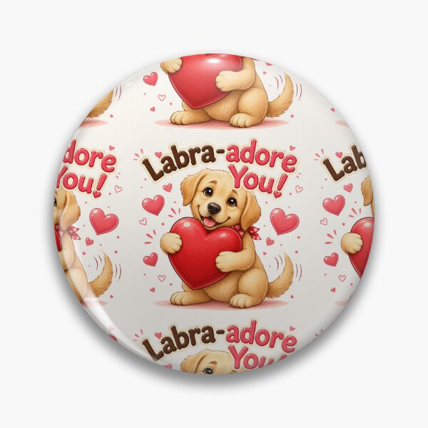 Item preview, Labra-adore You Labrador Retriever Cute Love Gift designed and sold by Little Paw Atelier.