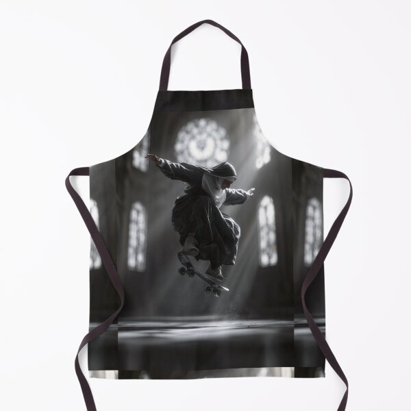 Item preview, Skateboarding Nun in Motion designed and sold by jodotodesign.