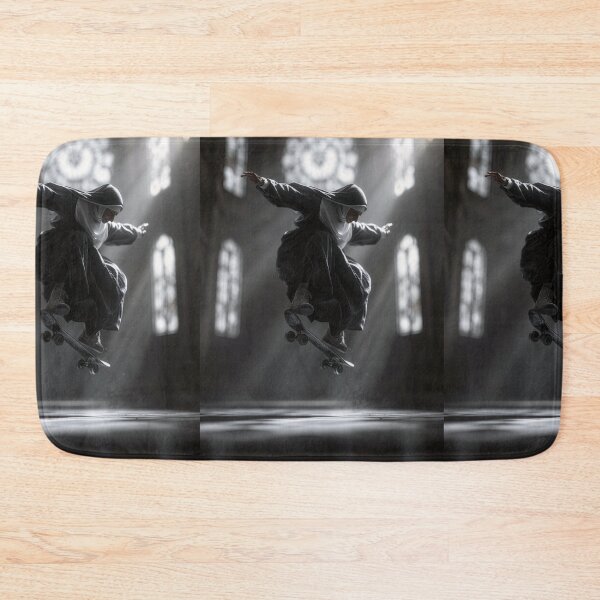 Item preview, Skateboarding Nun in Motion designed and sold by jodotodesign.