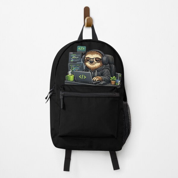 Item preview, Lazy Sloth Programmer Coding at Laptop | Cute Developer Gift for Coders designed and sold by Ach&Koor.