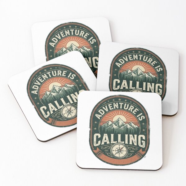 Item preview, Adventure Is Calling Vintage Mountain T-Shirt | Retro Camping & Hiking Typography | Outdoor Nature Graphic Tee designed and sold by Faisal  Shah.