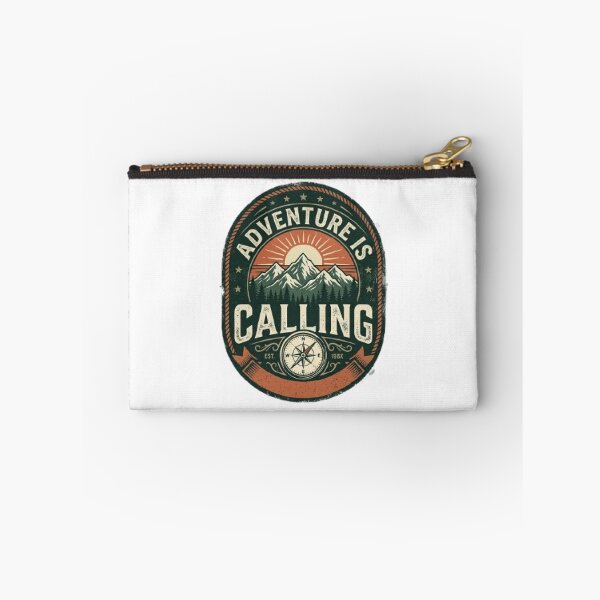 Item preview, Adventure Is Calling Vintage Mountain T-Shirt | Retro Camping & Hiking Typography | Outdoor Nature Graphic Tee designed and sold by Faisal  Shah.