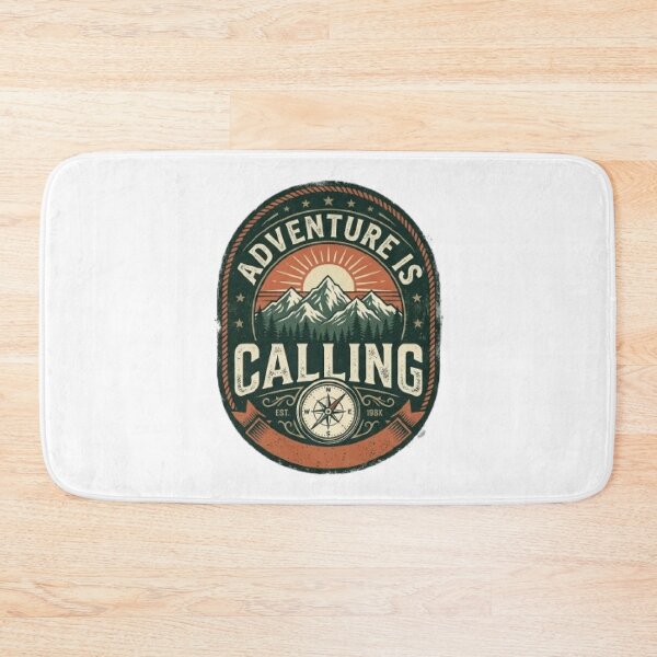 Item preview, Adventure Is Calling Vintage Mountain T-Shirt | Retro Camping & Hiking Typography | Outdoor Nature Graphic Tee designed and sold by Faisal  Shah.