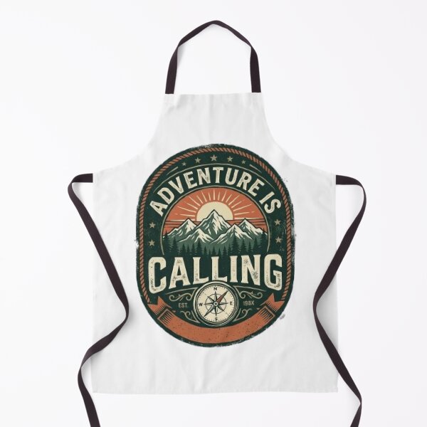 Item preview, Adventure Is Calling Vintage Mountain T-Shirt | Retro Camping & Hiking Typography | Outdoor Nature Graphic Tee designed and sold by Faisal  Shah.