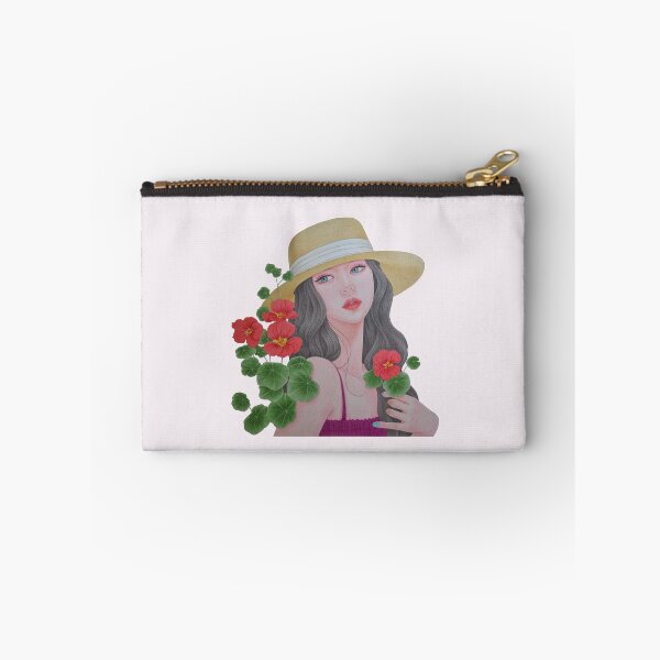 Item preview, Girl with Nasturtium Flowers designed and sold by KJAStudio.