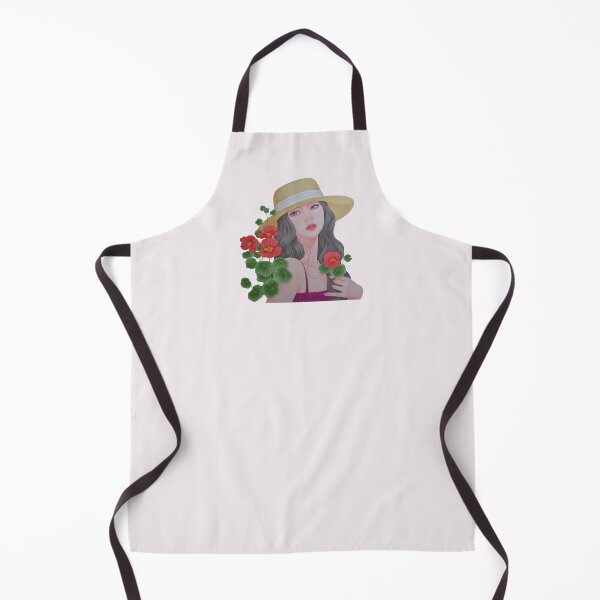 Item preview, Girl with Nasturtium Flowers designed and sold by KJAStudio.