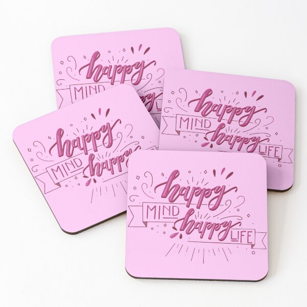 Aperçu de l'œuvre Happy Mind Happy Life créée et vendue par hm-printable.