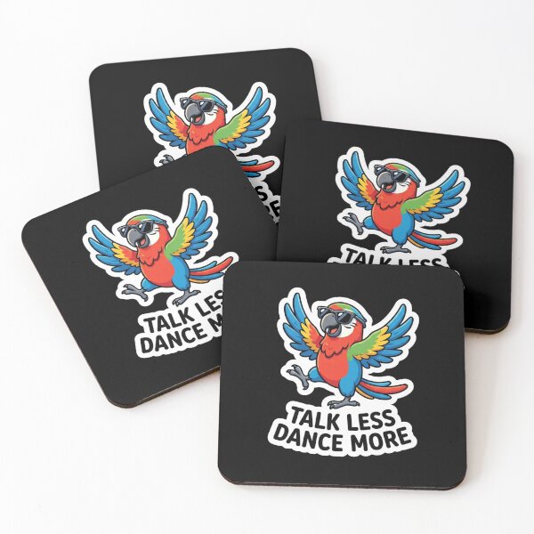 Item preview, Cool Parrot Dancing Talk Less Dance More designed and sold by Owcomm.
