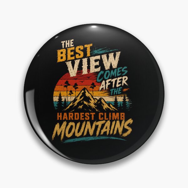 Item preview, The Best View Comes After The Hardest Climb Mountains Mountaineering Hiker Adventure designed and sold by JonesFlora2025.
