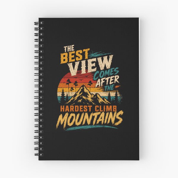 Item preview, The Best View Comes After The Hardest Climb Mountains Mountaineering Hiker Adventure designed and sold by JonesFlora2025.
