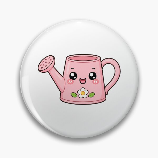 Item preview, Cute Kawaii Watering Can Happy Garden Illustration designed and sold by Seculinator.