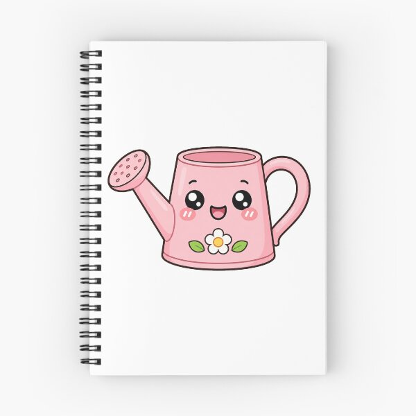 Item preview, Cute Kawaii Watering Can Happy Garden Illustration designed and sold by Seculinator.
