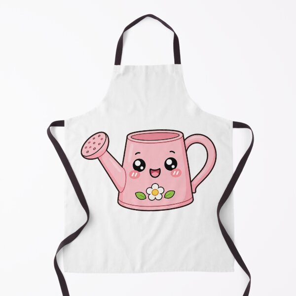 Item preview, Cute Kawaii Watering Can Happy Garden Illustration designed and sold by Seculinator.