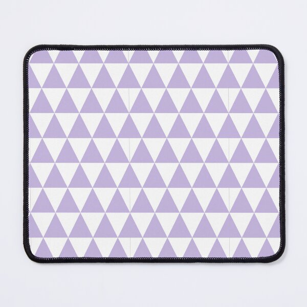 Item preview, White And Lavender Triangle Grid Pattern designed and sold by pattern-archive.
