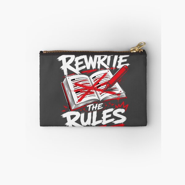 Item preview, Rewrite The Rules — Punk Zine Streetwear Typography designed and sold by NUFADE.