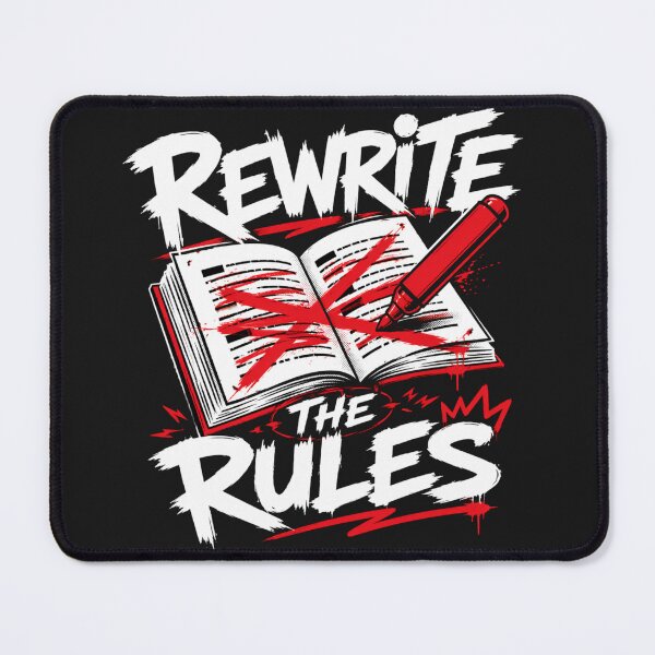 Item preview, Rewrite The Rules — Punk Zine Streetwear Typography designed and sold by NUFADE.