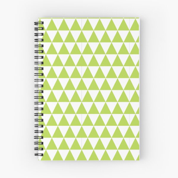 Item preview, White And Lime Triangle Grid Pattern designed and sold by pattern-archive.