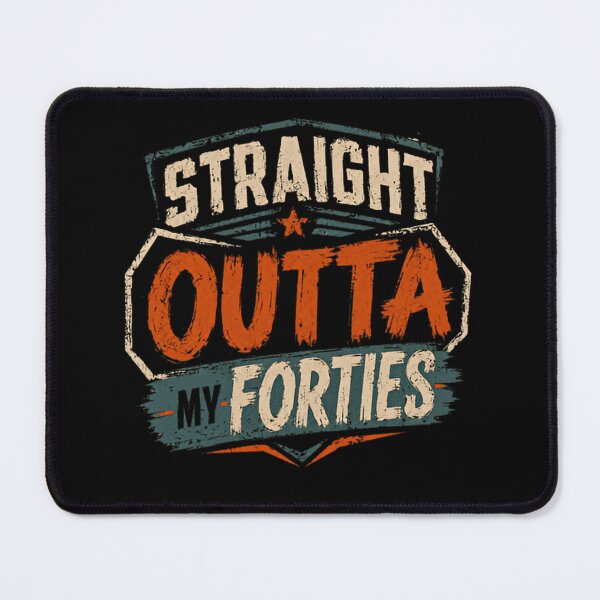 Item preview, Straight Outta My Forties Turning Fifty 50th Birthday Celebration designed and sold by JonesFlora2025.