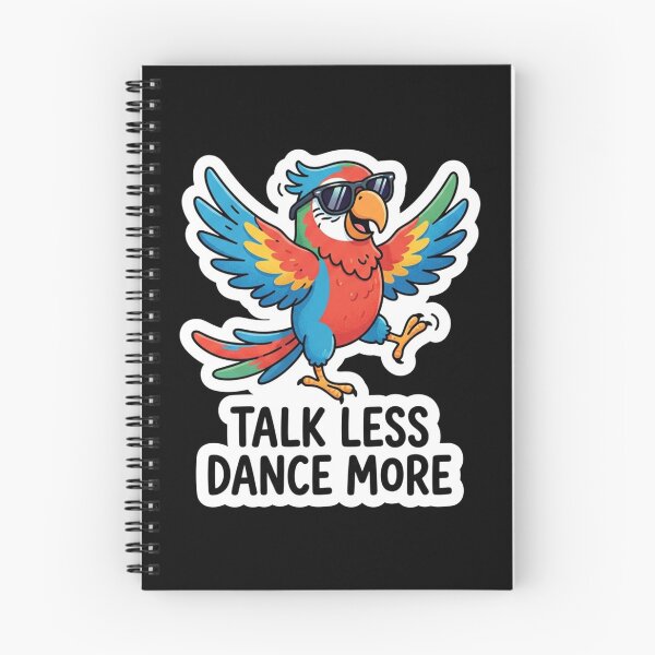 Item preview, Talk Less Dance More Cool Parrot designed and sold by Owcomm.