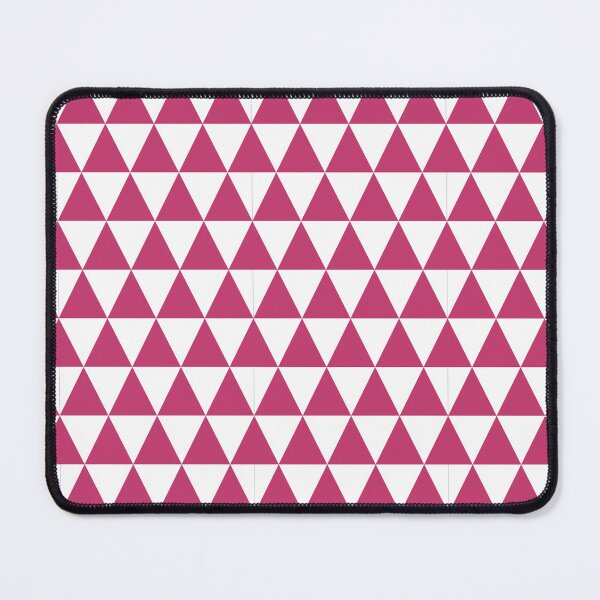 Item preview, White And Magenta Triangle Grid Pattern designed and sold by pattern-archive.