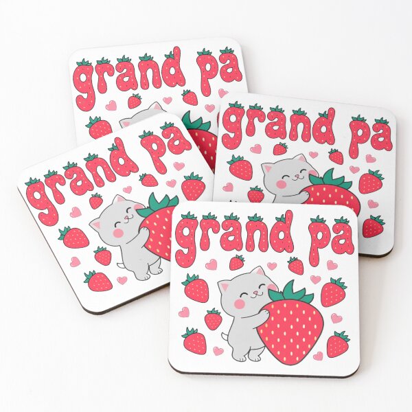 Item preview, Cute Strawberry Cat Grandpa designed and sold by Tafa_Design.