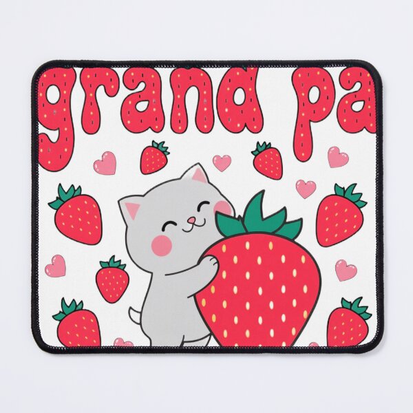 Item preview, Cute Strawberry Cat Grandpa designed and sold by moch-vectors.