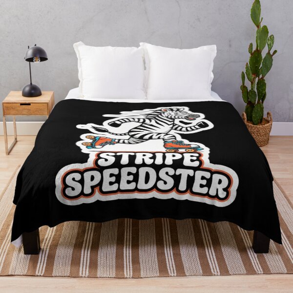 Item preview, Zebra wearing roller skates having fun designed and sold by Owcomm.