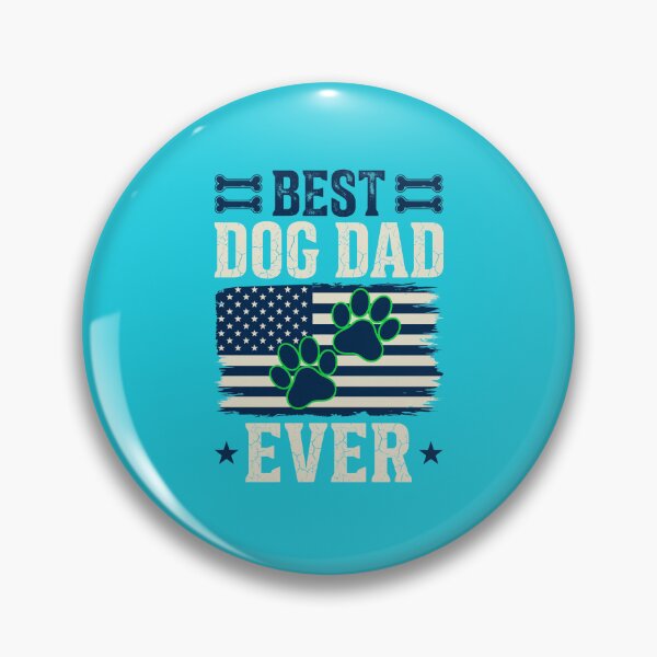 Item preview, Best Dog Dad Ever American Flag Paw Print designed and sold by GiaoCalonas.