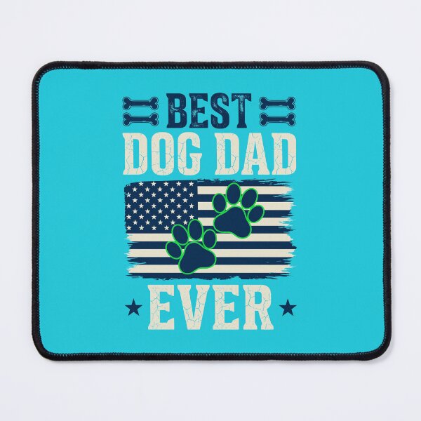 Item preview, Best Dog Dad Ever American Flag Paw Print designed and sold by GiaoCalonas.
