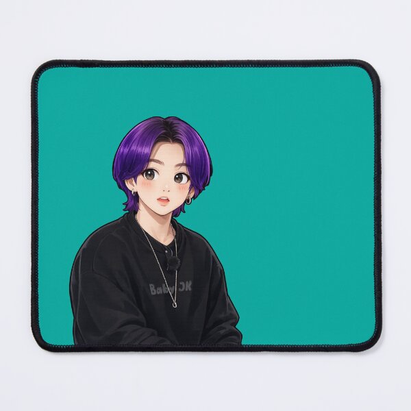 Item preview, BTS cute Jungkook | JK purple hair art | run bts show | BTS JK  designed and sold by moteesshop.