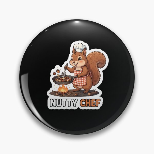 Item preview, Cute Squirrel Chef Cooking Roasted Nuts designed and sold by Owcomm.