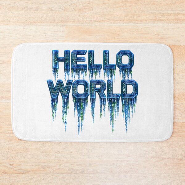 Item preview, Hello World Binary Code designed and sold by Kicor.