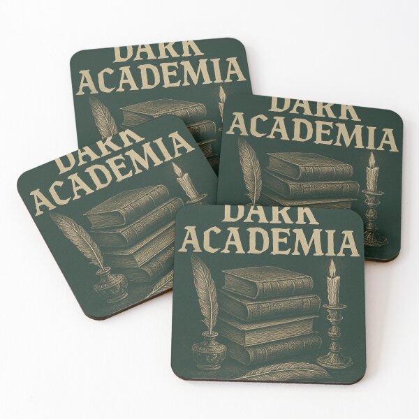 Item preview, Dark Academia Vintage Book Stack & Quill Pen designed and sold by Harmatija Studio.