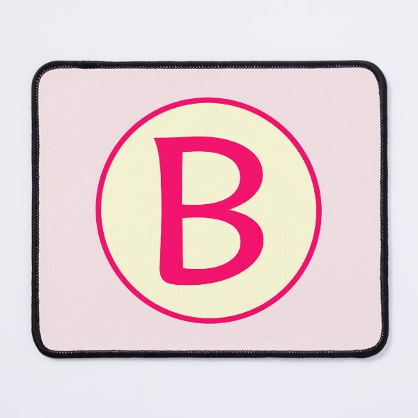 Item preview, Pink Alphabet Letter B Circle designed and sold by Jeallan Designs.