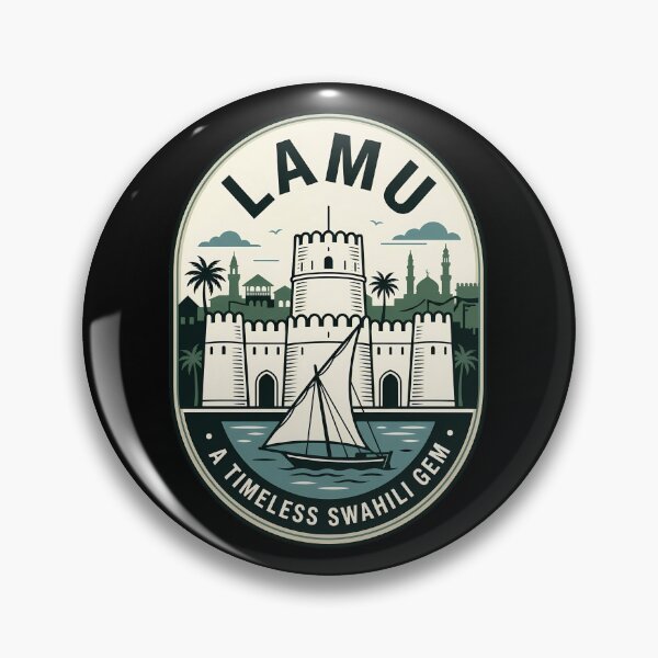 Item preview, Lamu Kenya Swahili Vintage Travel Emblem designed and sold by k3rstman1.