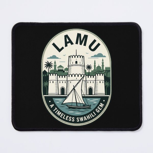Item preview, Lamu Kenya Swahili Vintage Travel Emblem designed and sold by k3rstman1.