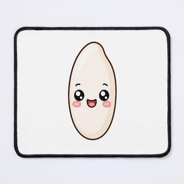 Item preview, Cute Kawaii Rice Grain Happy Food Illustration designed and sold by Seculinator.