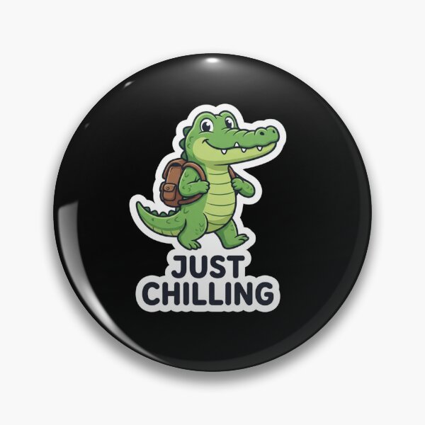 Item preview, Cute Baby Crocodile Wearing A Backpack designed and sold by Owcomm.