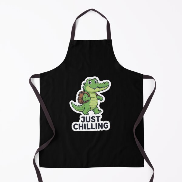 Item preview, Cute Baby Crocodile Wearing A Backpack designed and sold by Owcomm.