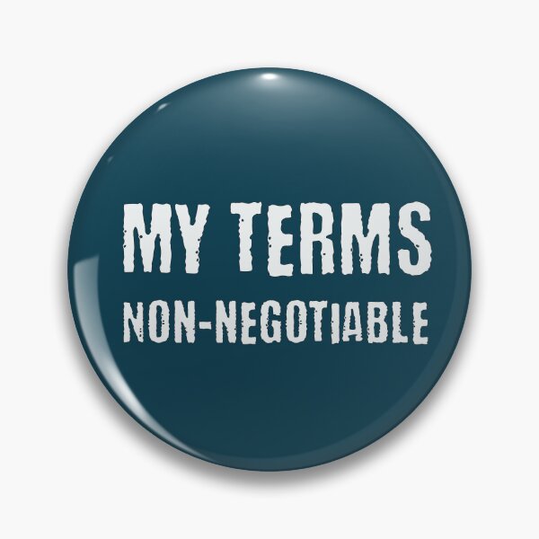 Item preview, My Terms Non-Negotiable PDA Neurodivergent Gift designed and sold by Notty DOT.