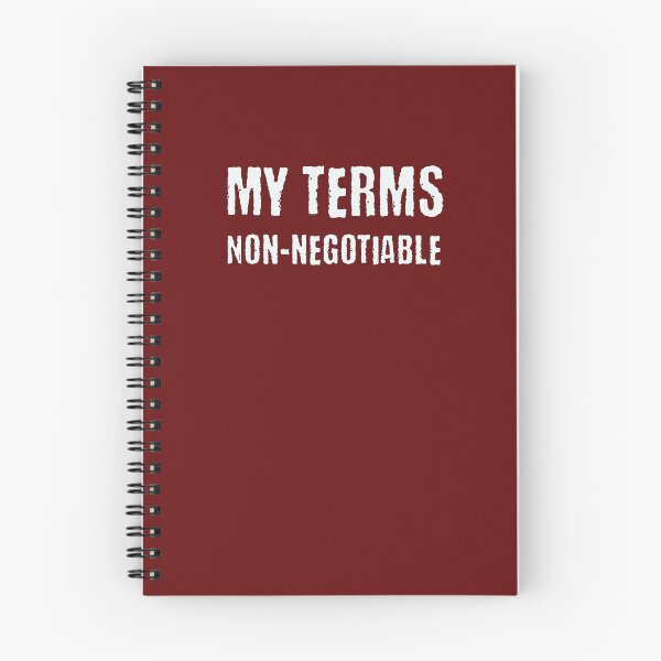 Item preview, My Terms Non-Negotiable PDA Neurodivergent Gift designed and sold by Notty DOT.