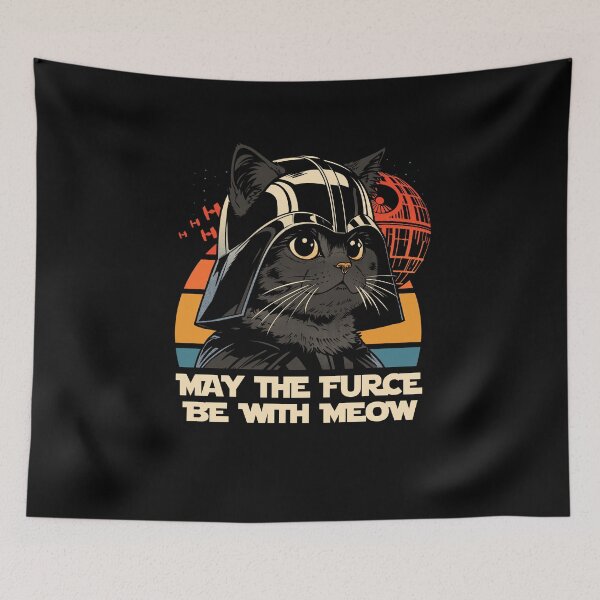 Item preview, Meow the Furce be with You designed and sold by Dan Elijah Fajardo.