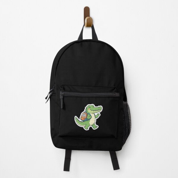 Item preview, Cute Smiling Crocodile Carrying A Backpack designed and sold by Owcomm.