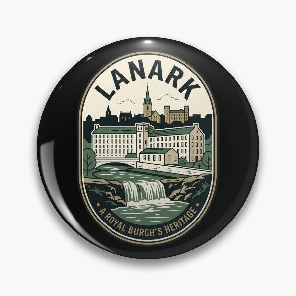 Item preview, Lanark Scotland Heritage Vintage Travel Emblem designed and sold by k3rstman1.