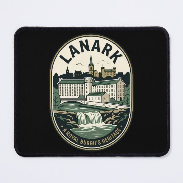 Item preview, Lanark Scotland Heritage Vintage Travel Emblem designed and sold by k3rstman1.