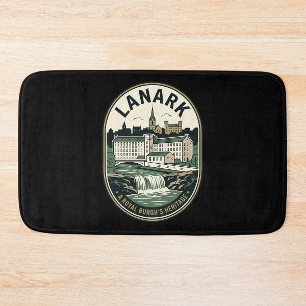 Item preview, Lanark Scotland Heritage Vintage Travel Emblem designed and sold by k3rstman1.