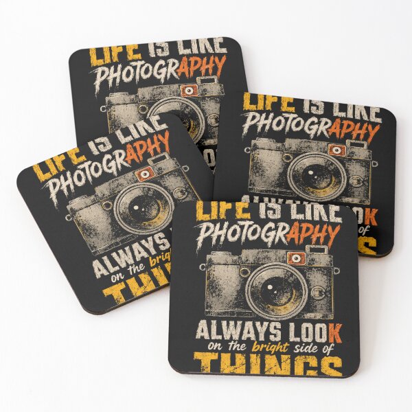 Item preview, Life Is Like Photography Always Look On The Bright Side Of Things Photographer Camera Quote designed and sold by JonesFlora2025.